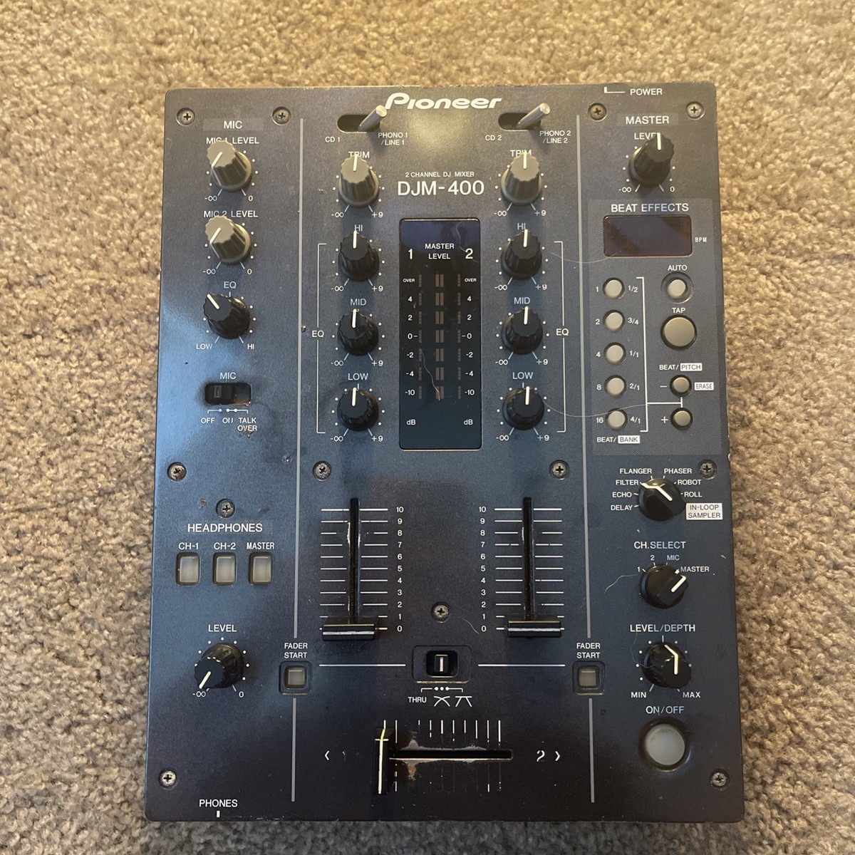 Pioneer DJM-400 ミキサー Pioneer DJM-400 2ch Performance DJ Mixer Black DJM400 USED