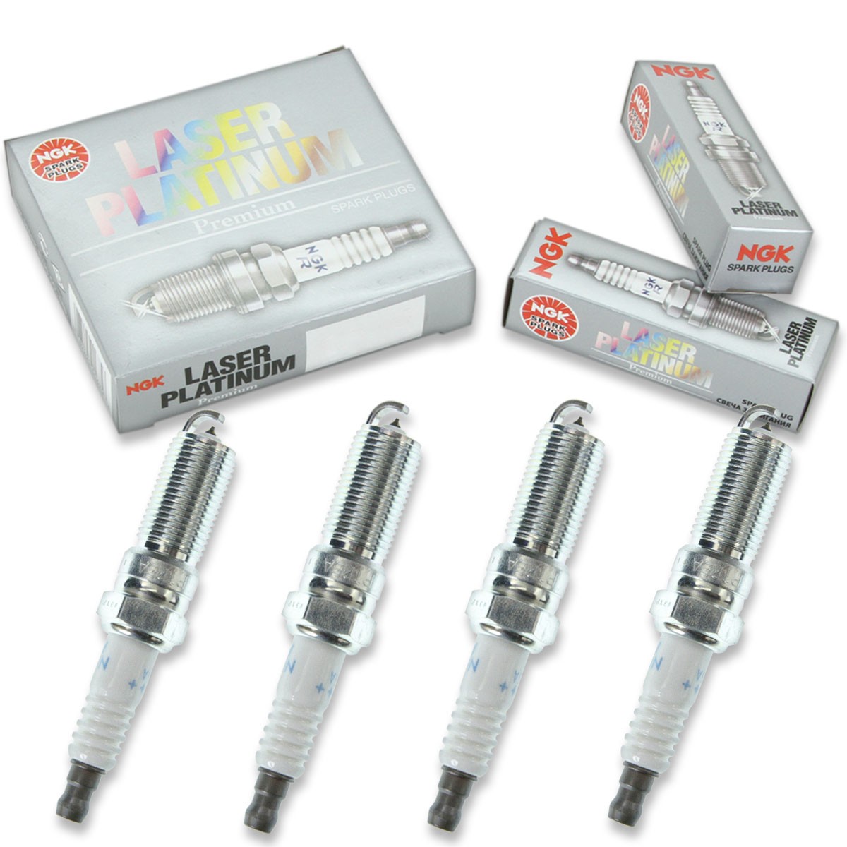 4 pcs NGK Laser Platinum Spark Plugs for 1995-2000 Mercury Mystique 2.0L L4 tu
