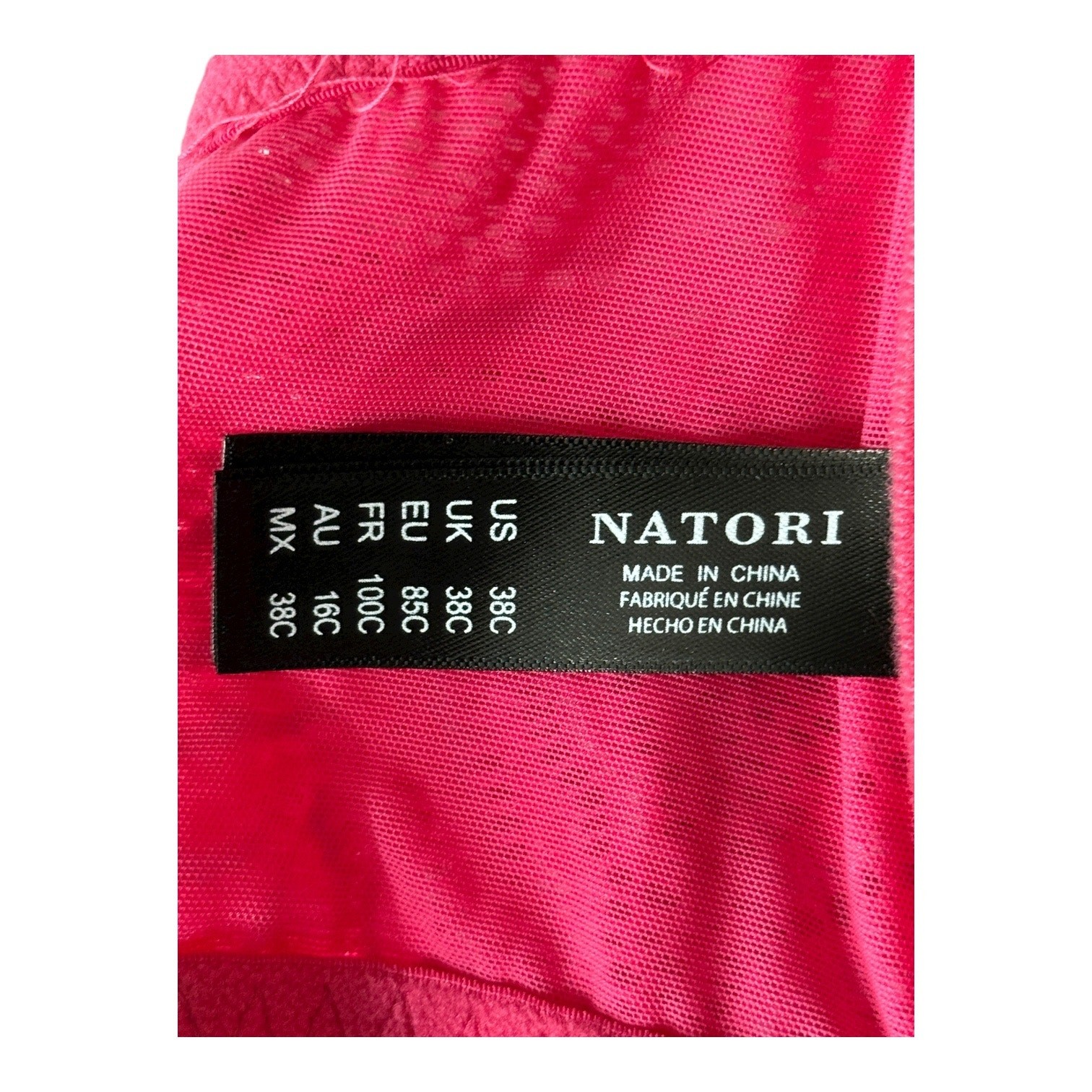 Natori Bra 728309 Lush Front Close Contour underwire dark pink size 38C