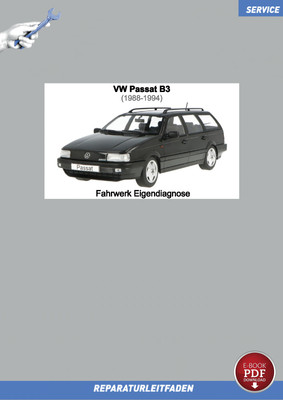eBook VW Passat B3 (1988-1994) Reparaturanleitung Fahrwerk Eigendiagnose