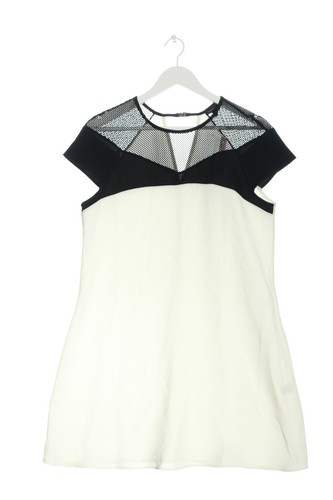 RIVER ISLAND Vestido de cóctel Mujeres Talla EU 38 blanco puro-negro elegante