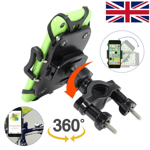 360°Motorcycle MTB Bike Bicycle Handlebar Mount Holder For Mobile Phone GPS AU - Picture 11 of 13