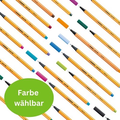 Stabilo Fineliner point 88 0,4mm versch. Farben