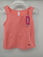 NEW girl's Justice Sport Baselayer Rib Tank M 10 