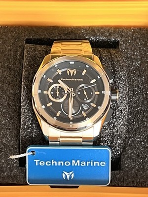 TM-318097 - TechnoMarine Ocean Nomad Men's Watch - 43mm, Gold   With Hard Case 