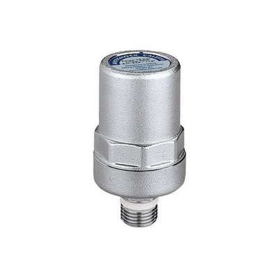 Caleffi Antishock Wasserschlagdämpfer 525040 1/2'', Messing-Gehäuse, verchromt