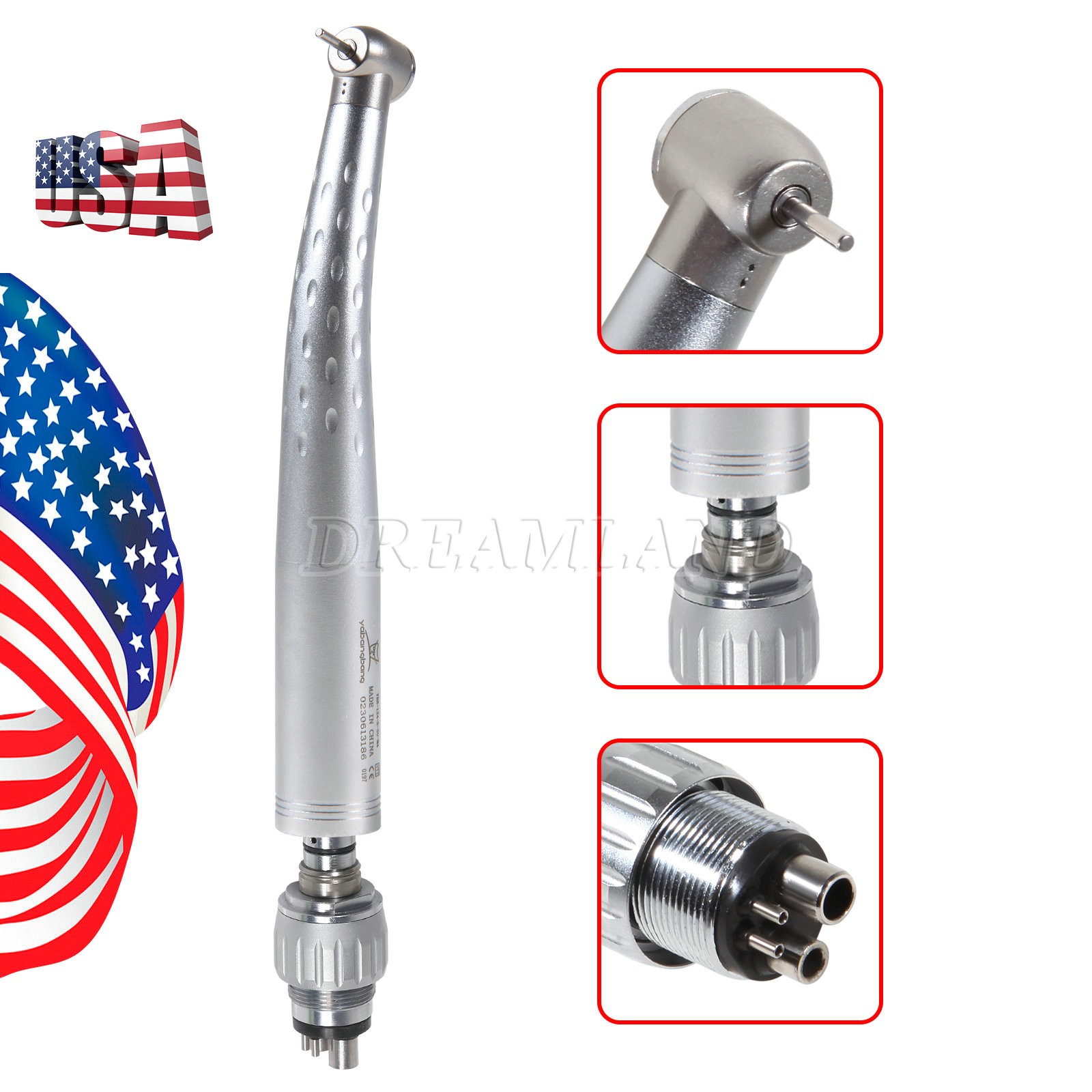 US 5pcs Yabangbang Dental High Speed Handpiece & Coupling Fit KaVo MULTIflex M4