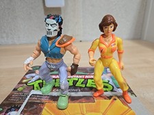 VINTAGE NINJA TURTLES PLAYMATES TMNT APRIL O'NEIL & CASEY JONES ACTION FIGURES