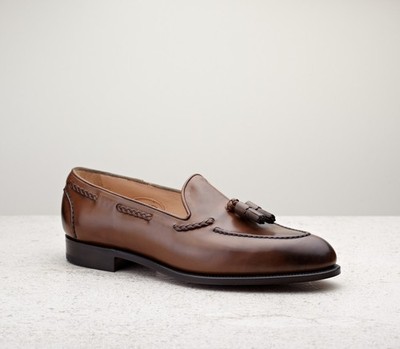Edward Green Calfskin Belgravia Dark Oak 9.5E UK / 10.5D US NIB $1,865