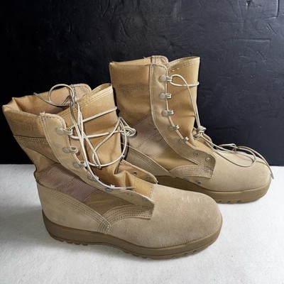 McRae USMC Combat Boots Hot Weather Vibram Men Size 7R Tan US Marines Military McRae USMC Combat Boots Hot Weather Vibram Men Size 7R Tan  main image 2