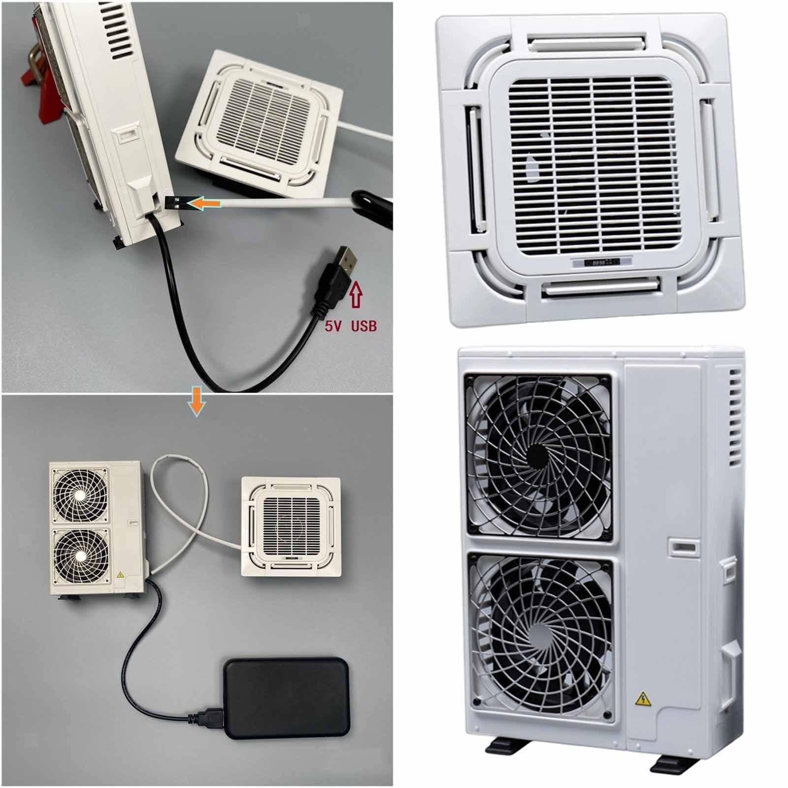 Dollhouse Miniature Air Conditioning Conditioner 1/12 Tiny Pretend Play