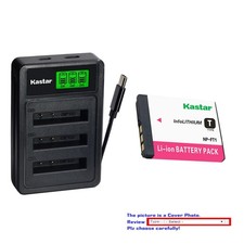 Kastar NP-FT1 Battery Triple Charger for Sony DSC-L1 M1S M2 T1 T3 T5 T10 Camera