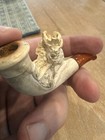 Vintage meerschaum pipe - Elk with og case - amber - pls read — photo 2