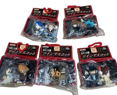 Lupine das dritte Zwillingspaar Maskottchen 5er Set Neu BANPRESTO