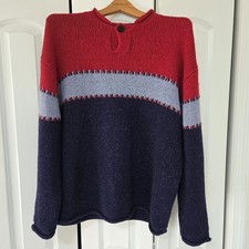 Irelands Eye Womens Sweater Size Large 90 lambswool 10 Silk  A  Clean