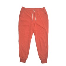 FIGS Technical Collection Jogger Pants Coral Rust Drawstring Women  s Size XL