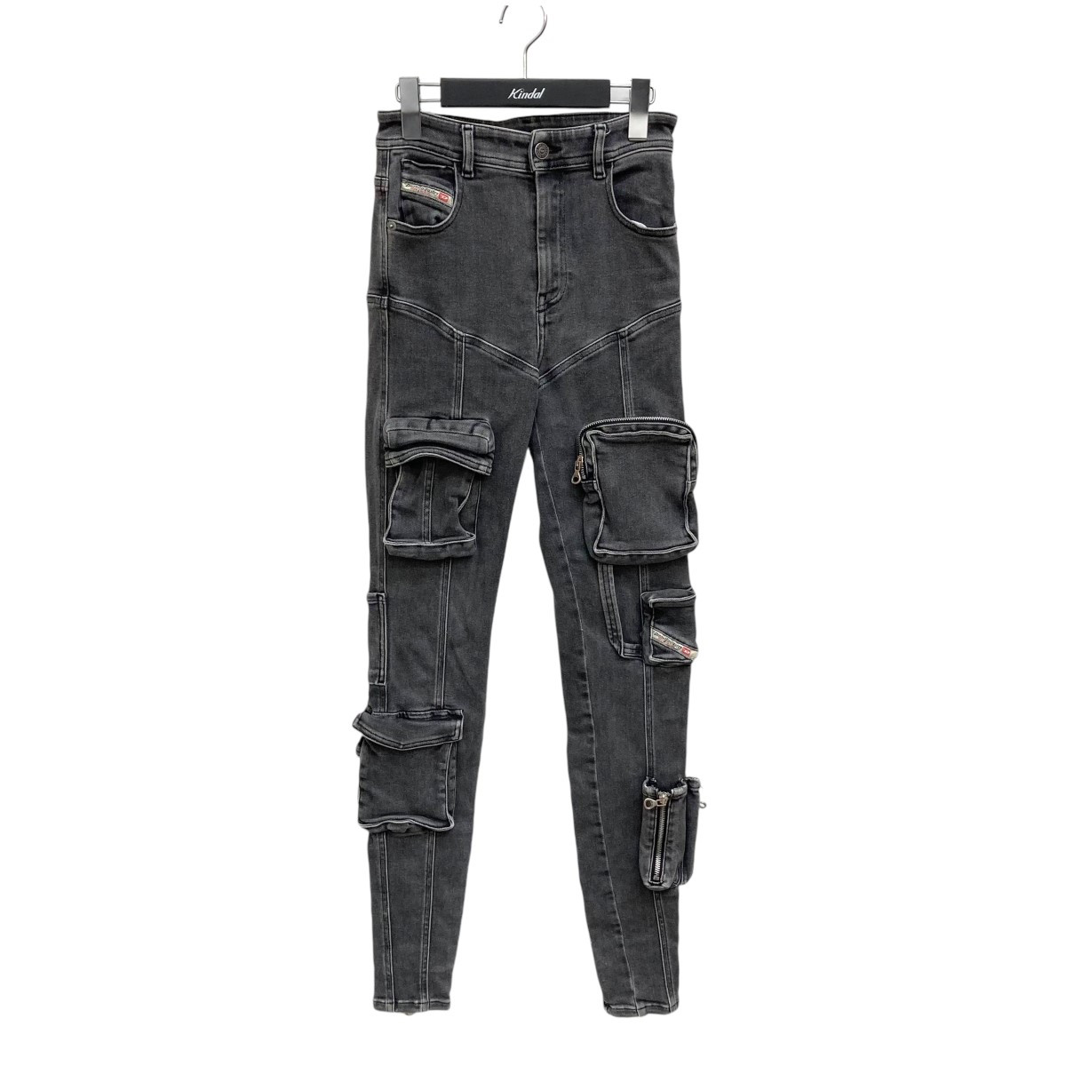 Diesel Men Used super Skinny Jeans 3D Pocket Denim Pants