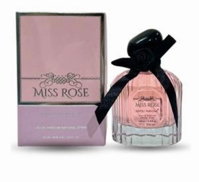 Rivoli Parfums Miss Rose Eau de Parfum Spray 3.4 fl oz Rose Citrus Bergamot