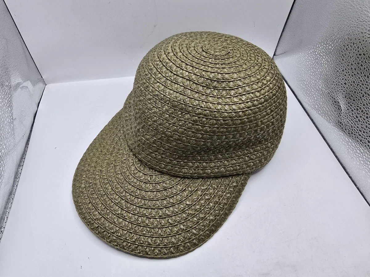 Eric Javits HOME RUN STRAW CAP Hat Brown Size M/L Adjustable  display picture 1