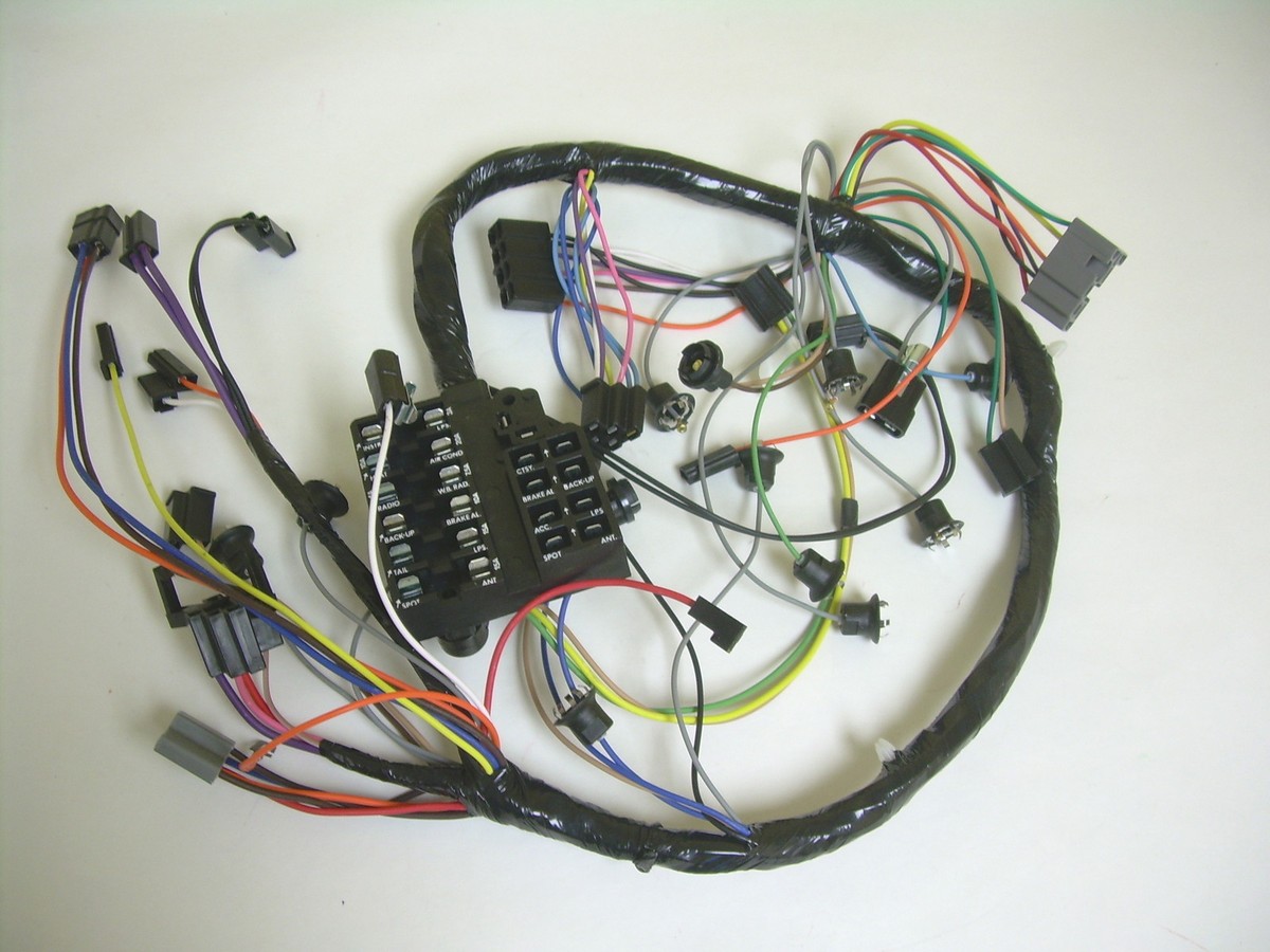 1961 61 Chevy Impala Under Dash Wiring Harness with Fuse Box