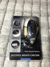 Protocol Alcohol Breath Checker w/Parking Timer, Keychain,  LED Flashlight 