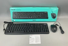 Logitech MK120 Optical Wired Keyboard and Mouse Combo Black 920-002565 ❤️️