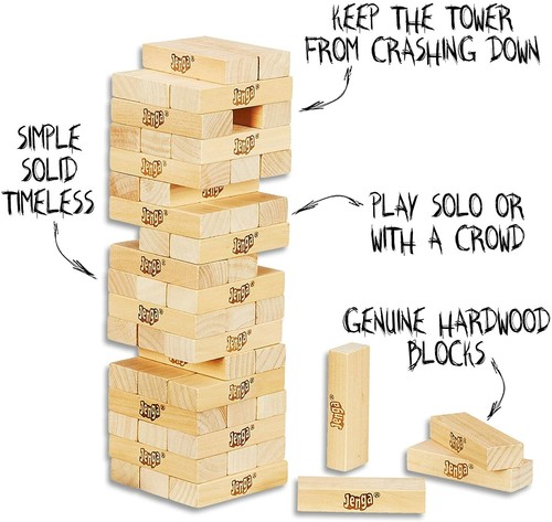 High Quality Jenga Classic Strategy Wood Block Game Kids Toys NEW FREE SHIPPING - Picture 2 of 8