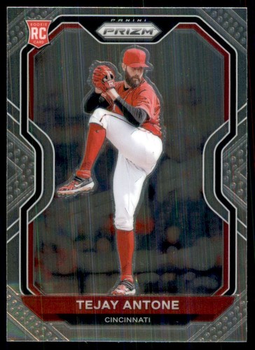 2021 Panini Prizm Cincinnati Reds Baseball Card #207 Tejay Antone Rookie Card