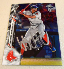 2020 Topps Chrome Ben Baller XANDER BOGAERTS #137 AUTOGRAPHED BY BEN BALLER