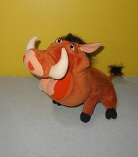14" Disney Lion King Feed Me Pumbaa WartHog Plush Talks and Farting Cute Fun