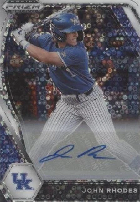 White Donut Circle Prizm Autographs