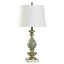 StyleCraft Rivers 30.5 in. Silver Gourd Task and Reading Table Lamp,Living Room