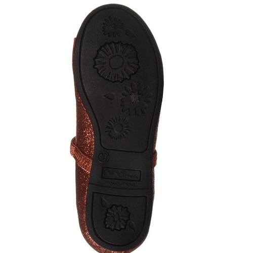 NINA Kids' Liza-t Ballet Flat, Red Metallic , Size Toddler 12 M - Picture 4 of 6
