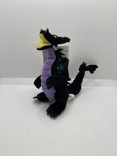 Disney Store Sleeping Beauty Dragon Bean Bag Plush New W/ Tags