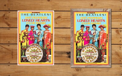 BEATLESポスター 1964 Beatles Concert Poster 11X17 Pittsburgh Civic Arena