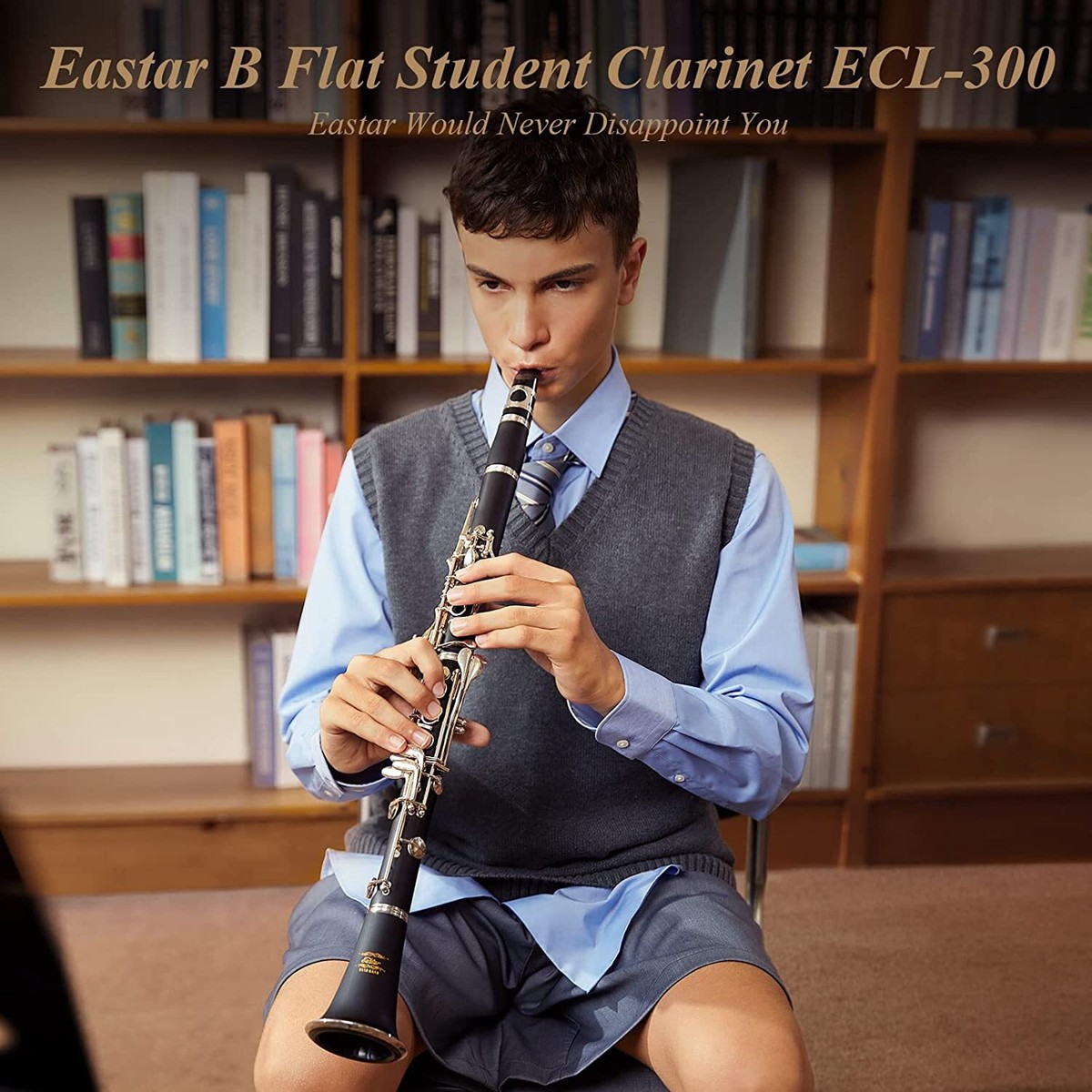 Eastar ECL-300 クラリネット Eastar Eastar ECL-300 Black Ebonite Clarinet B