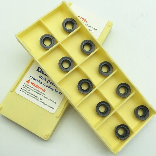 10PCS RPMT10T3MOE-JS LF6018 R5 Indexable CNC carbide Milling insert For SRDPN - Imagen 3 de 5