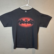 VTG 90s DC Comics Batman Robin T-Shirt Adult XL Black Single Stitch