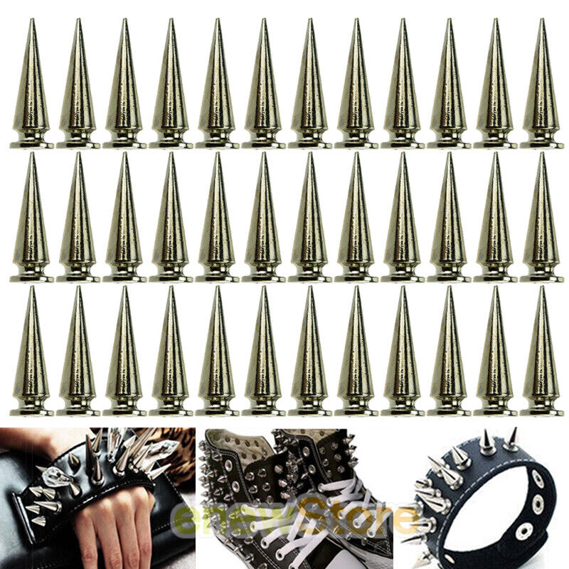 200x 26mm Silver Rivet Ranking TOP6 Spike Screw Branded goods Spots P Rock Studs Bullet DIY