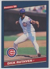 1986 Leaf Donruss - DICK RUTHVEN - #564 - Chicago Cubs BOX FRESH (B)