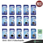 Renata CR Lithium Batterien Knopfzellen Sortiment 3V - CR1025 - CR2477N 3V