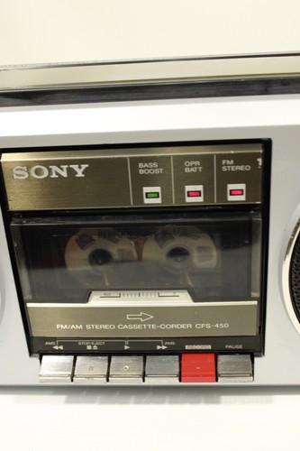 SONY,CFS 450, AM/FM/cassette -boombox,serviced. (ref K 141) - Picture 5 of 13