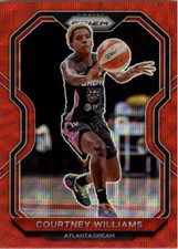 2021 Panini Prizm WNBA Prizms Ruby Wave #6 Courtney Williams - NM-MT
