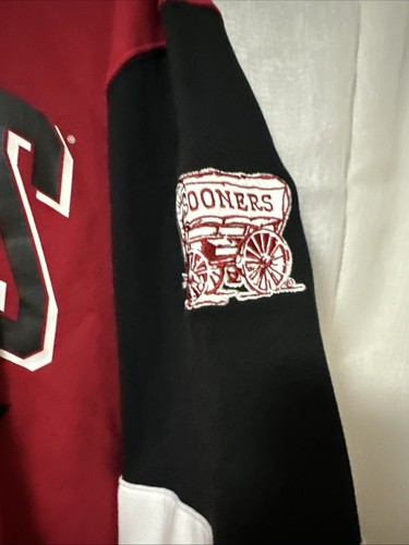 NCAA Oklahoma Sooners Mitchell & Ness Football Sweatshirt New With Tags Sz Large - Picture 6 of 9