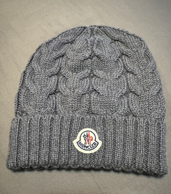 Moncler Kid s CABLE KNIT WOOL BEANIE