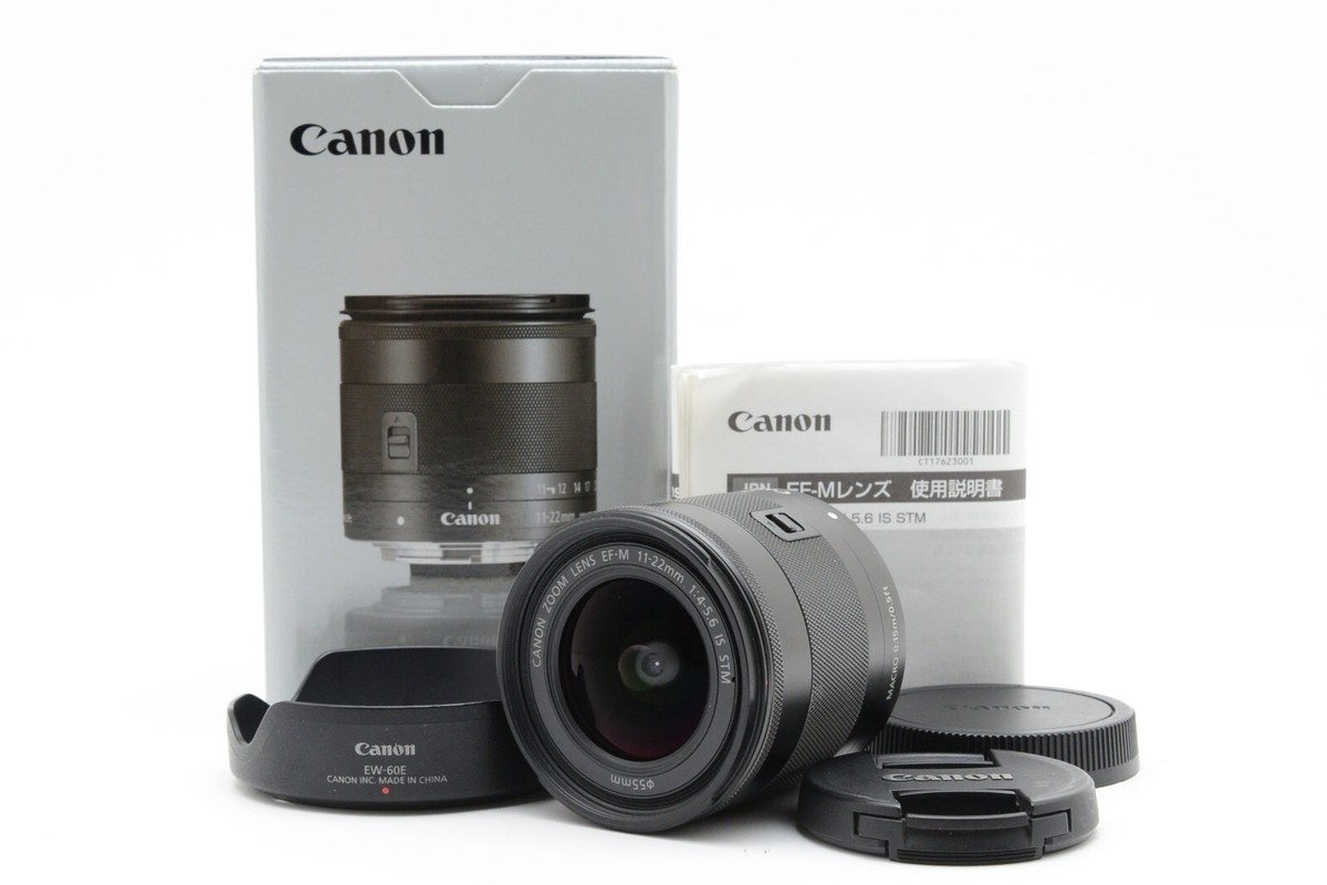 Canon EF-M 11-22mm f⁄4-5.6 IS STM Wide Angle Mirrorless Lens Canon