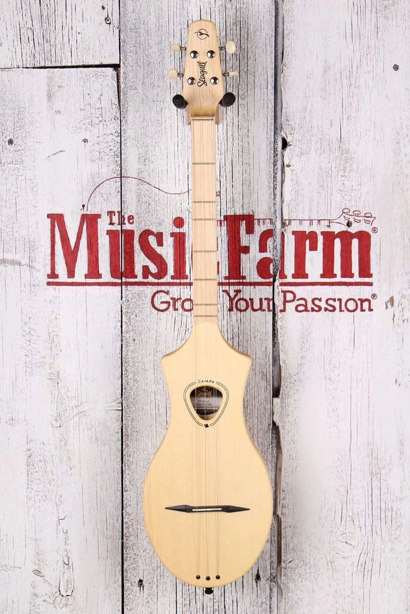 Seagull M4 Spruce 4 String Merlin Dulcimer with Handbook Natural