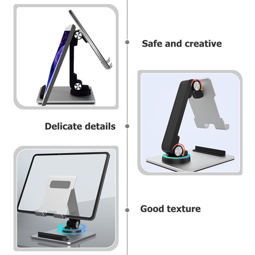 Rotating Folding Phone Stand Office Cell for Desk Desktop Holder - 第 5/12 張圖片