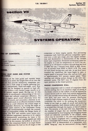 USAF CONVAIR B-58A HUSTLER (1962) AUTHENTIC VINTAGE HARD COPY PUB T.O. 1B-58A-1 - Picture 8 of 9