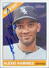 Alexei Ramirez Autographed 2015 Topps Heritage #324